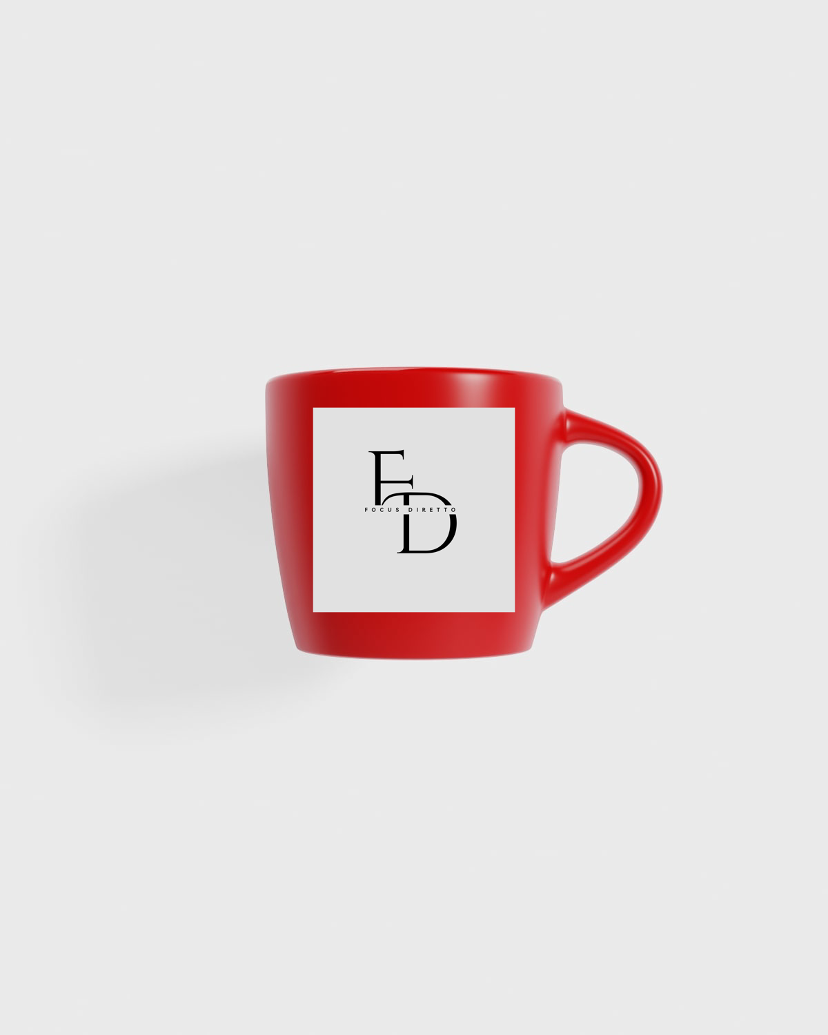 Tazza in ceramica con esterno opaco bianco e interno lucido 59