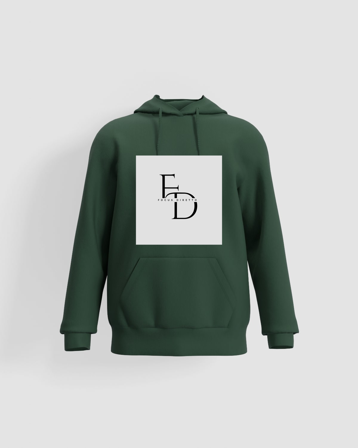 Felpe in cotone a sfumatura verde eco‑sostenibile 59