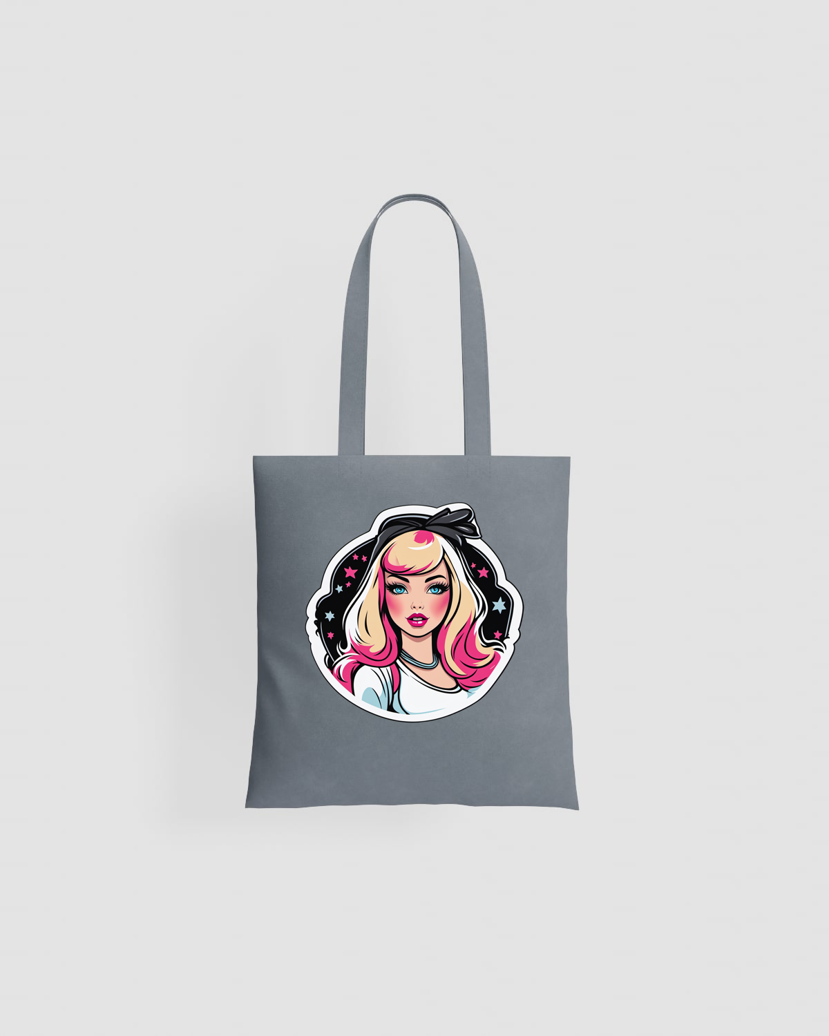 Tote Bag in cotone premium con manici lunghi 59