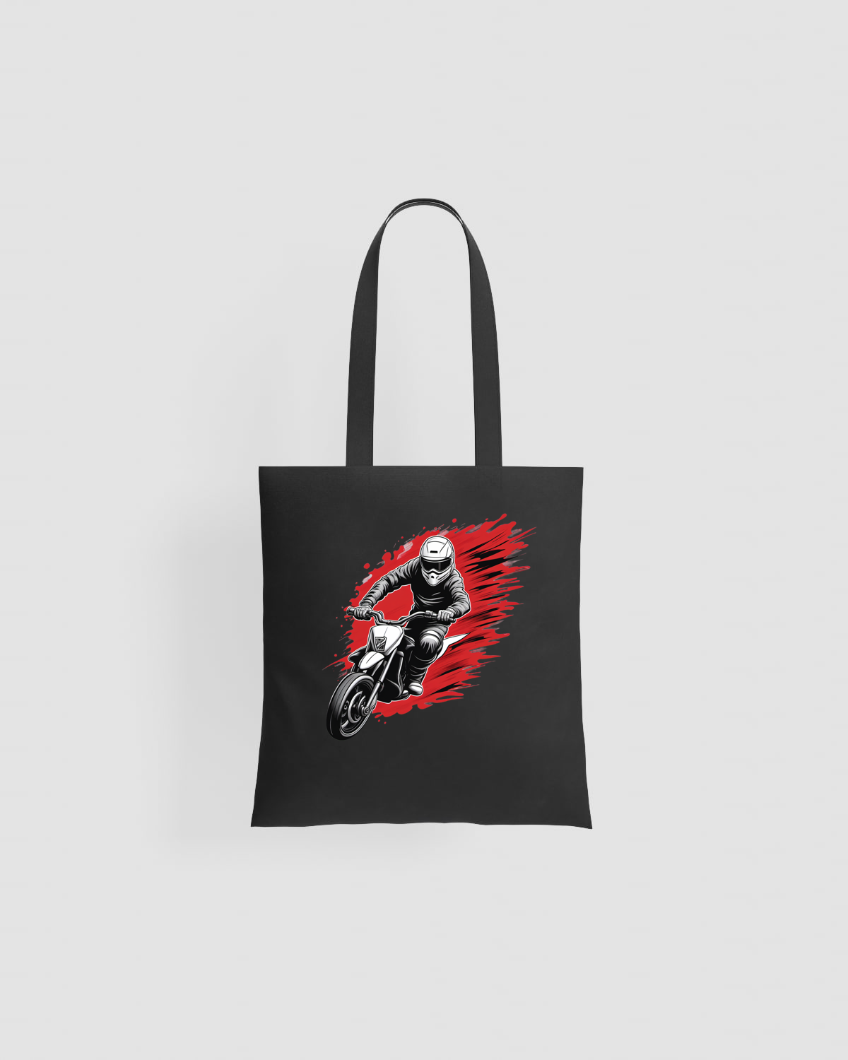 Tote Bag in cotone con manici di 67 cm e superficie liscia 59