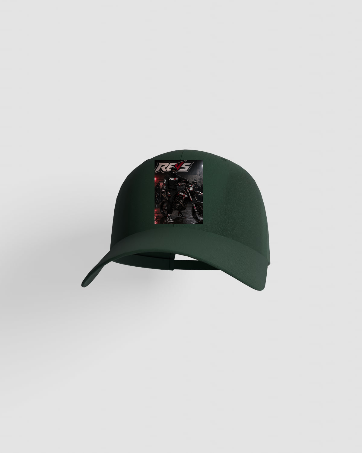 Cappellino Verde a 5 Pannelli in Cotone con Chiusura a Velcro 59