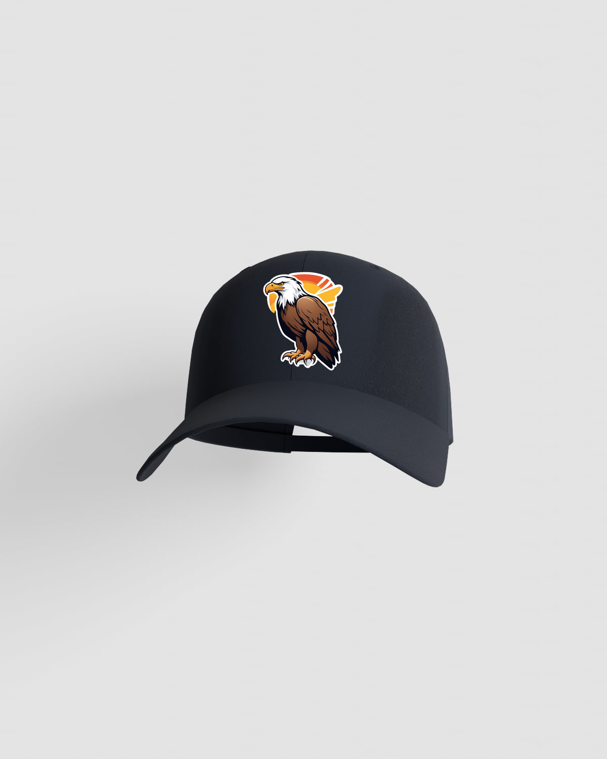Cappellino Navy a 5 pannelli in cotone con chiusura a velcro 59