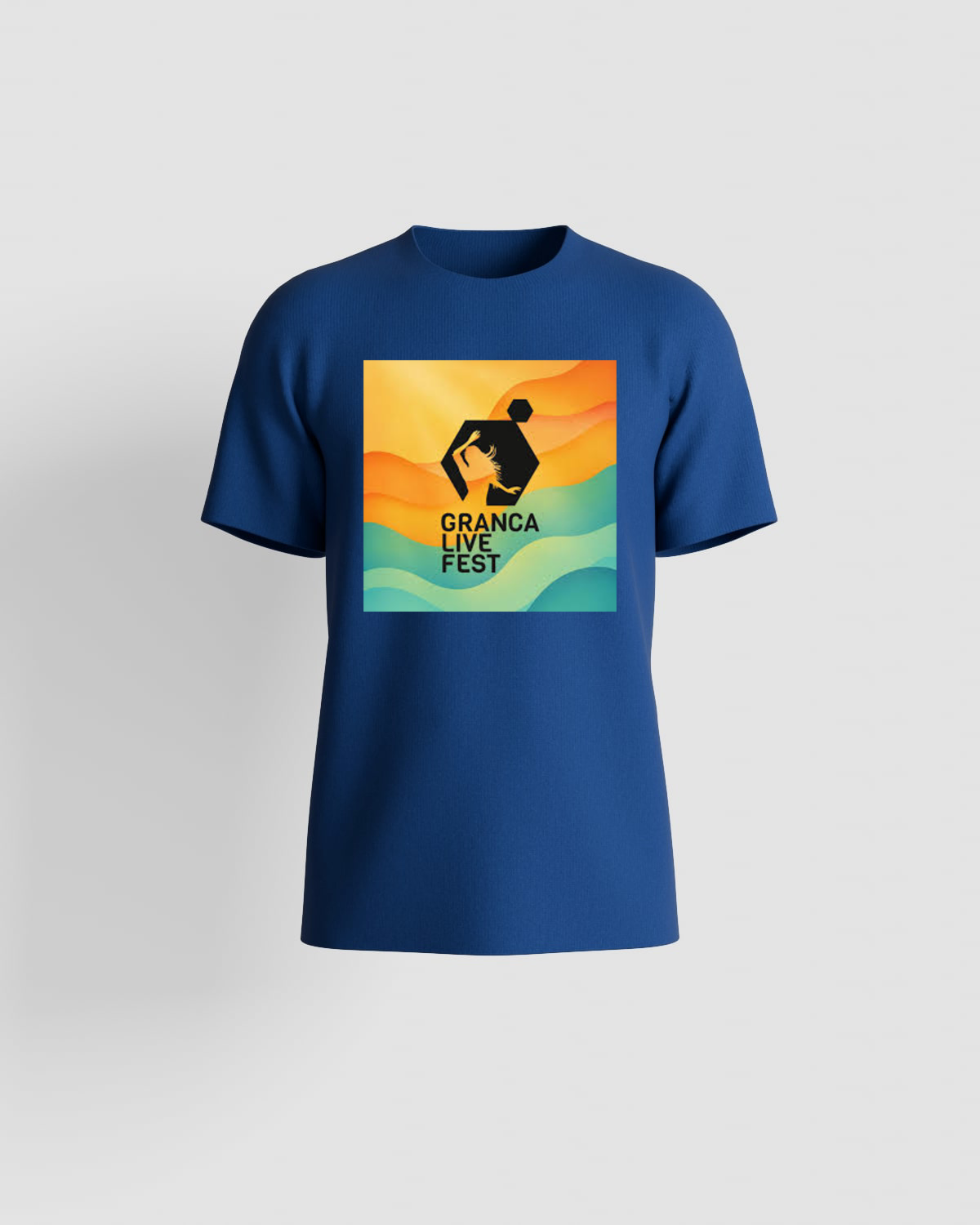 T-shirt personalizzabile 100% Cotone Unisex Blu 59