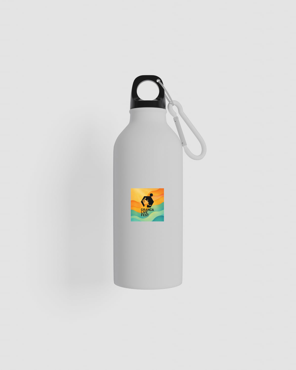 Borraccia ecologica in alluminio riciclato con carabiner 59