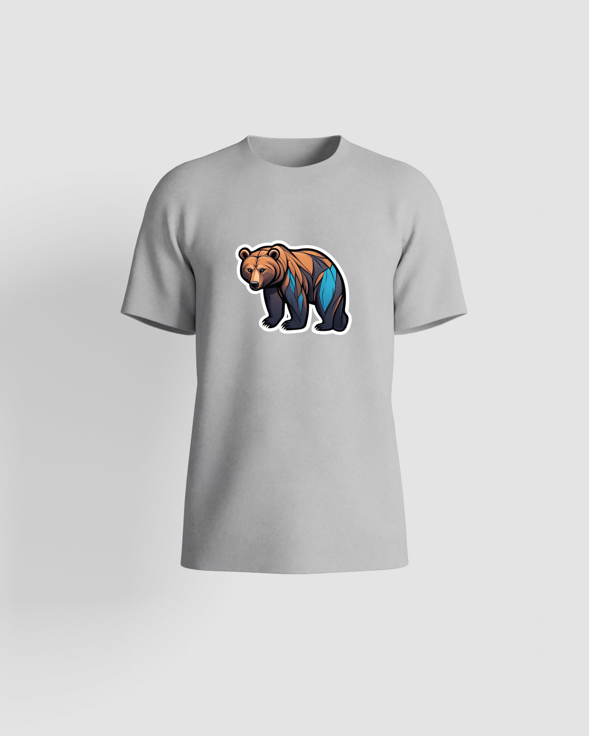 T-Shirt grigio, vestibilità moderna eco‑sostenibile 59
