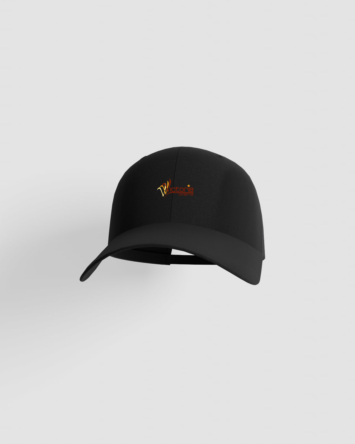 Cappellino di Cotone Nero con chiusura a velcro regolabile 59