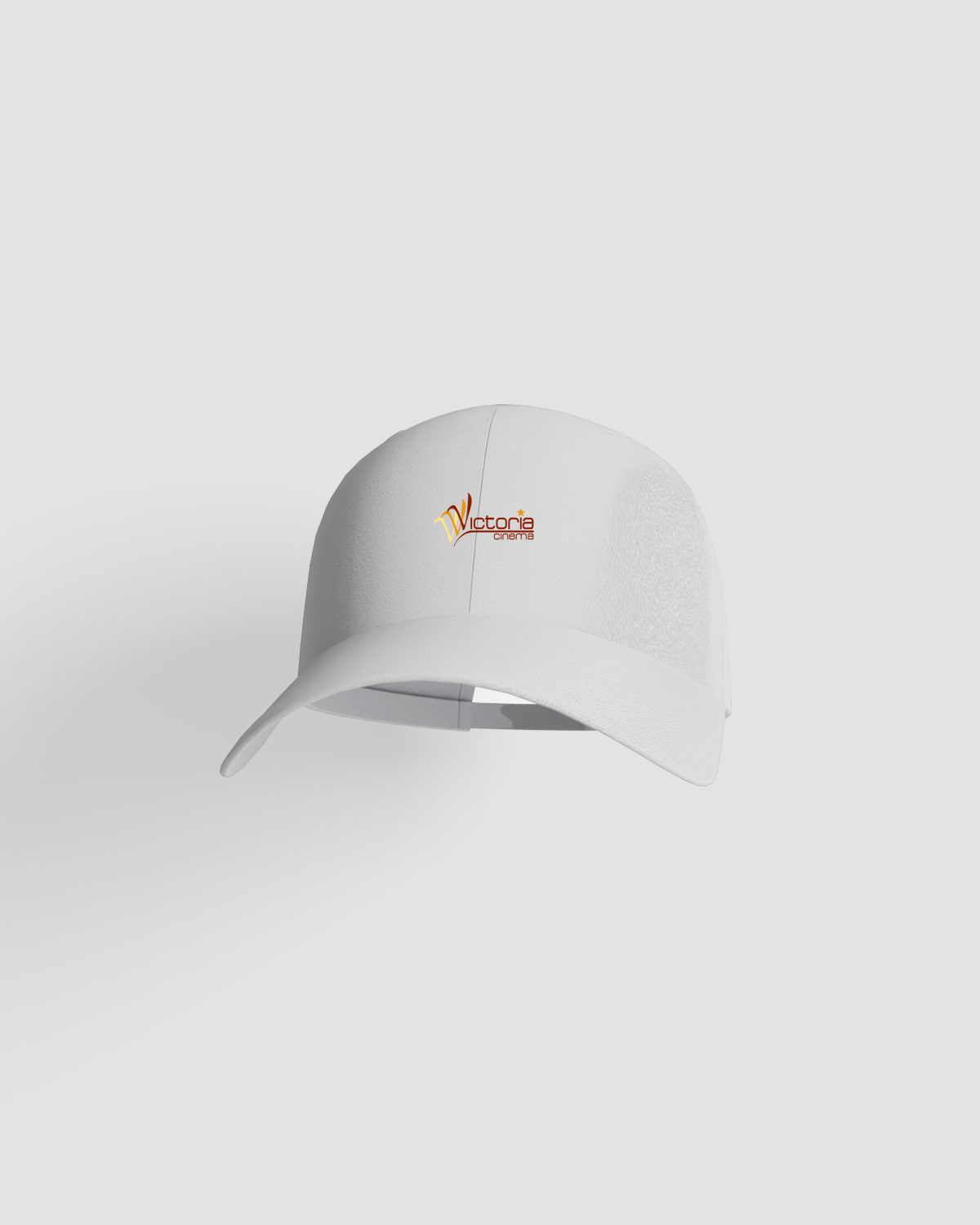 Cappellino di cotone bianco con chiusura a velcro 59