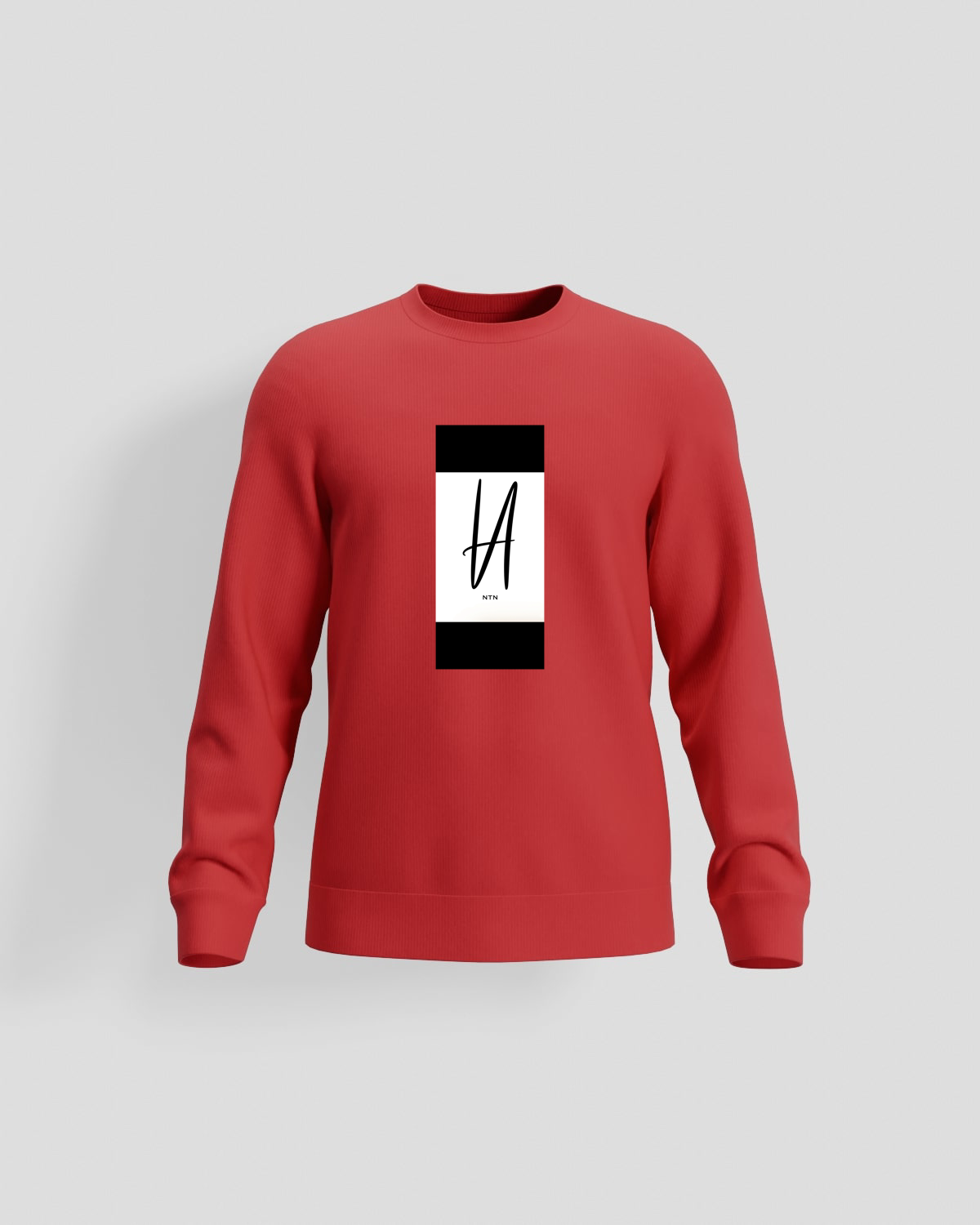  Maglia di Sweat organica con finitura rossa 59