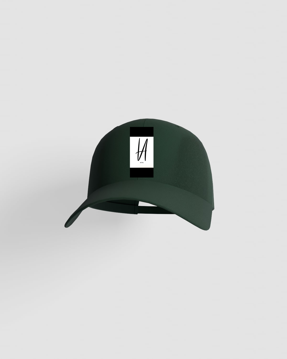 Cappellino di cotone ecologico verde con chiusura a velcro 59