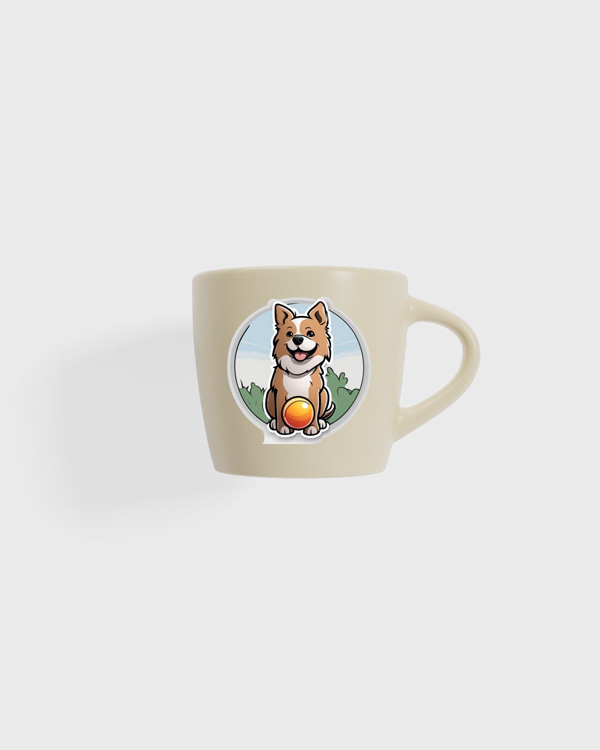 Tazza in ceramica con esterno opaco e interno lucido 59