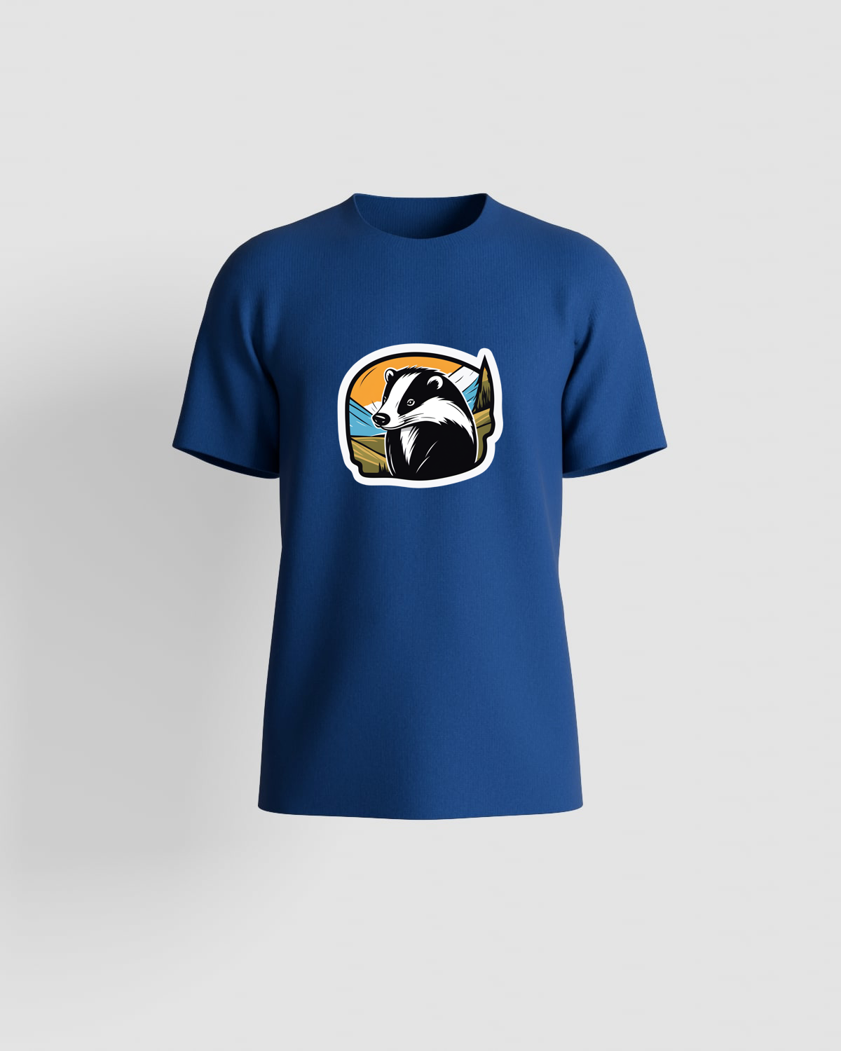 T-Shirt blu con grafica audace 59