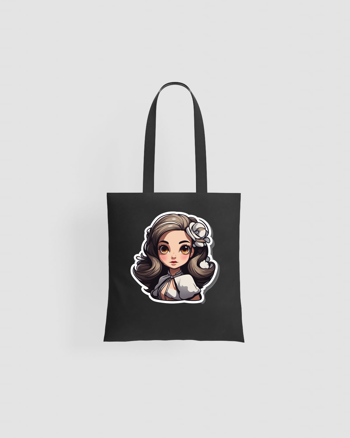 Tote Bag in cotone personalizzabile con manici lunghi 59