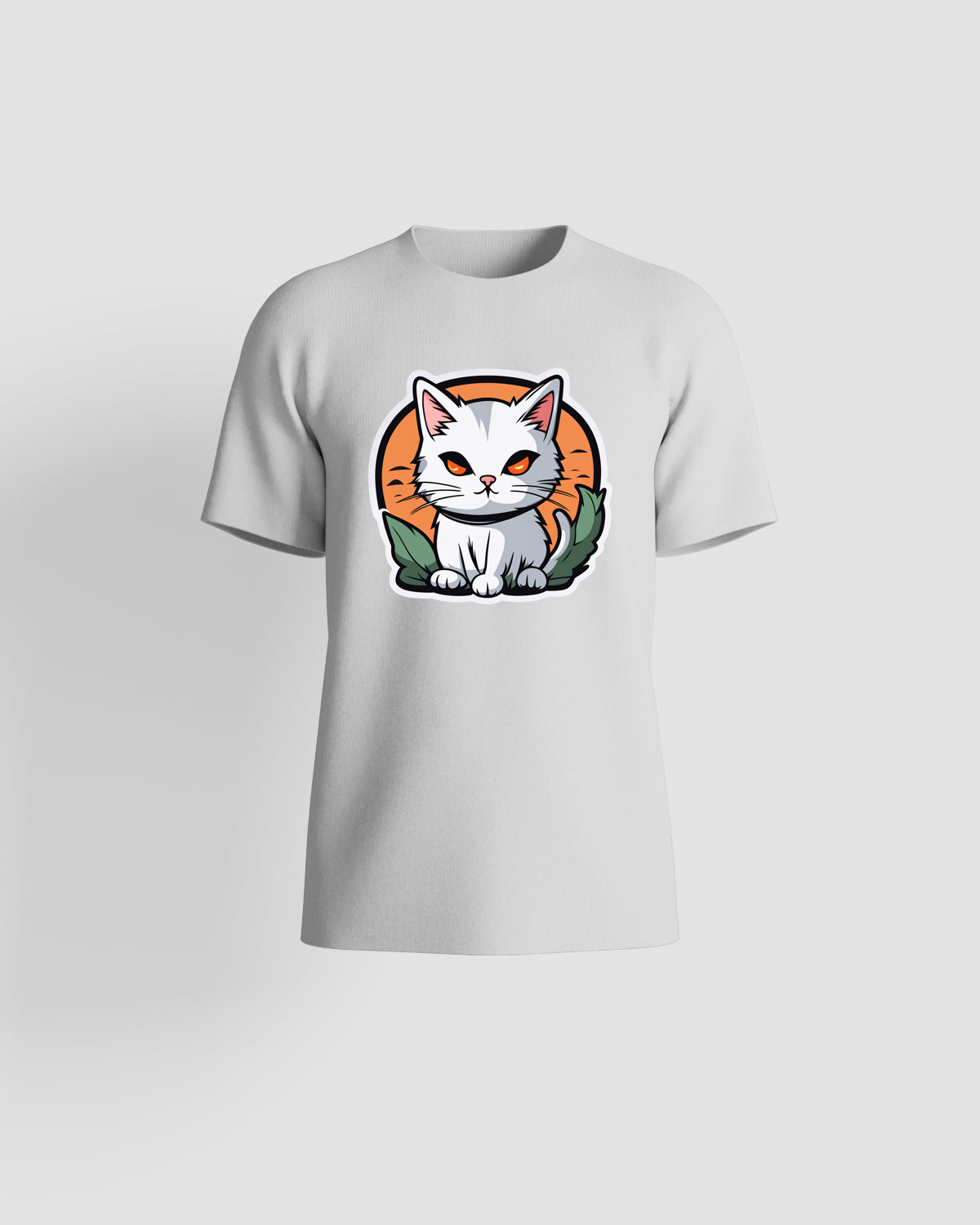 T‑shirt bianca con design grafico audace 59