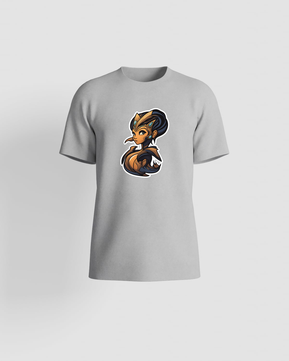 Grey T-Shirt, Modern Fit, Eco-Sustainable 59