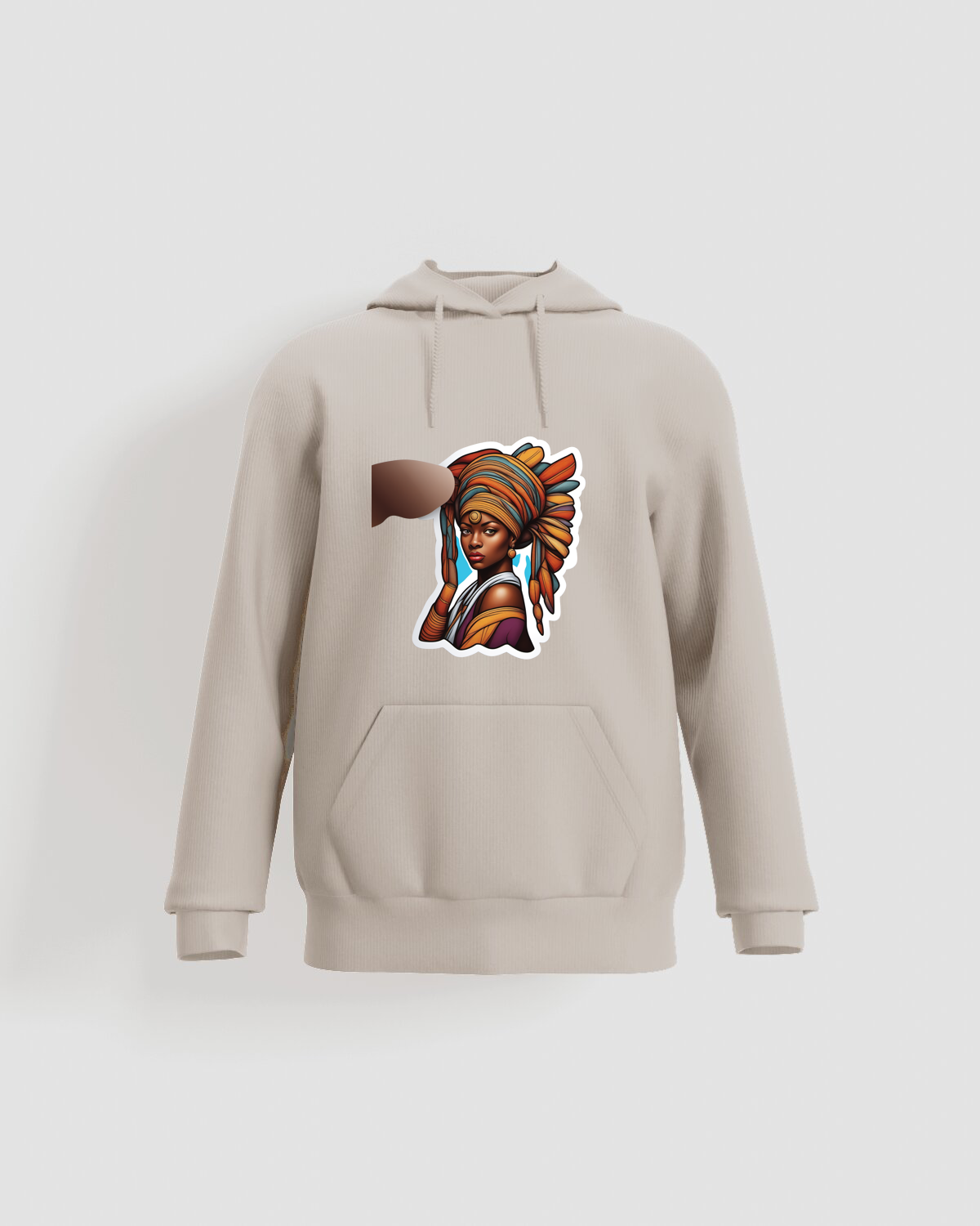 Cream Unisex Sweatshirt, 100% Cotton 59