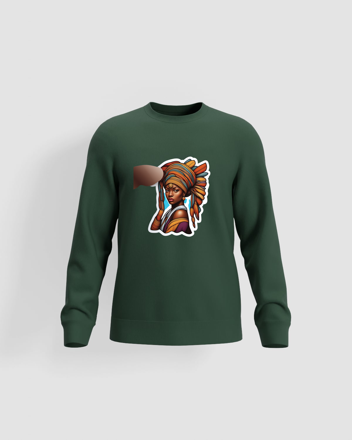 Green Brushed Sweatshirt – Eco‑Sustainable Comfort 59