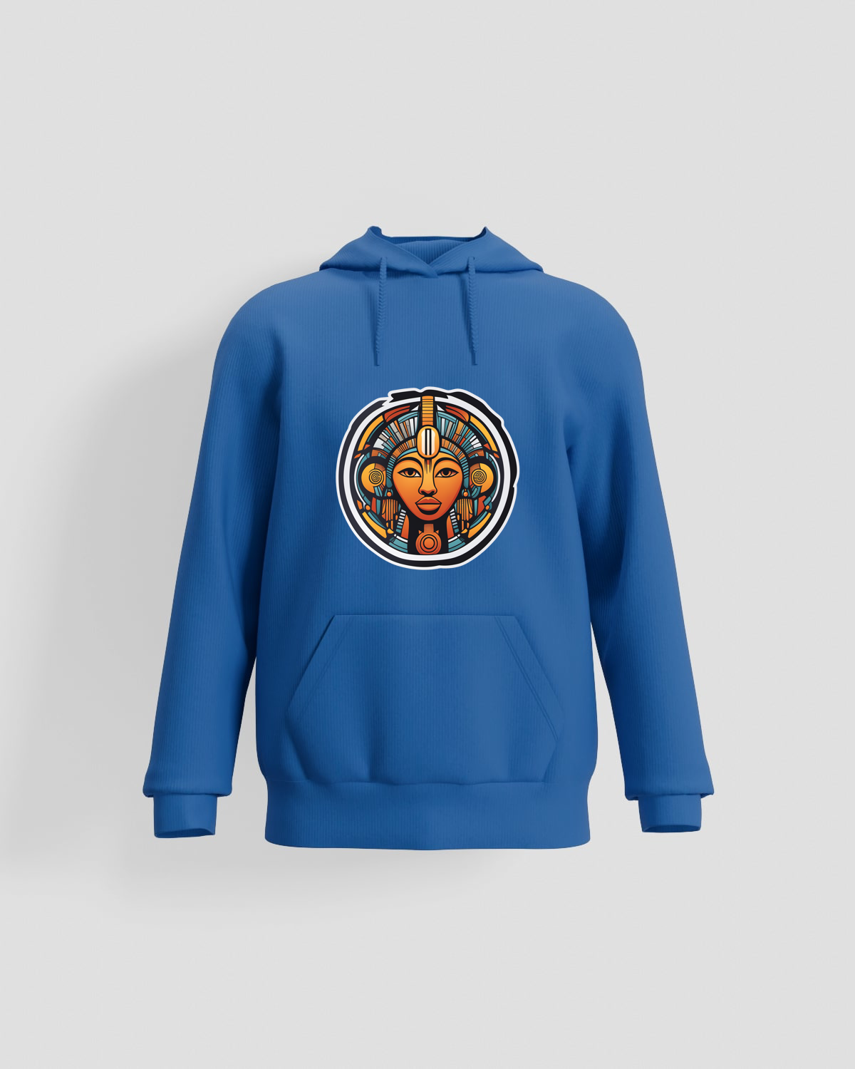 Blue Brushed Organic Cotton Sweatshirt 59