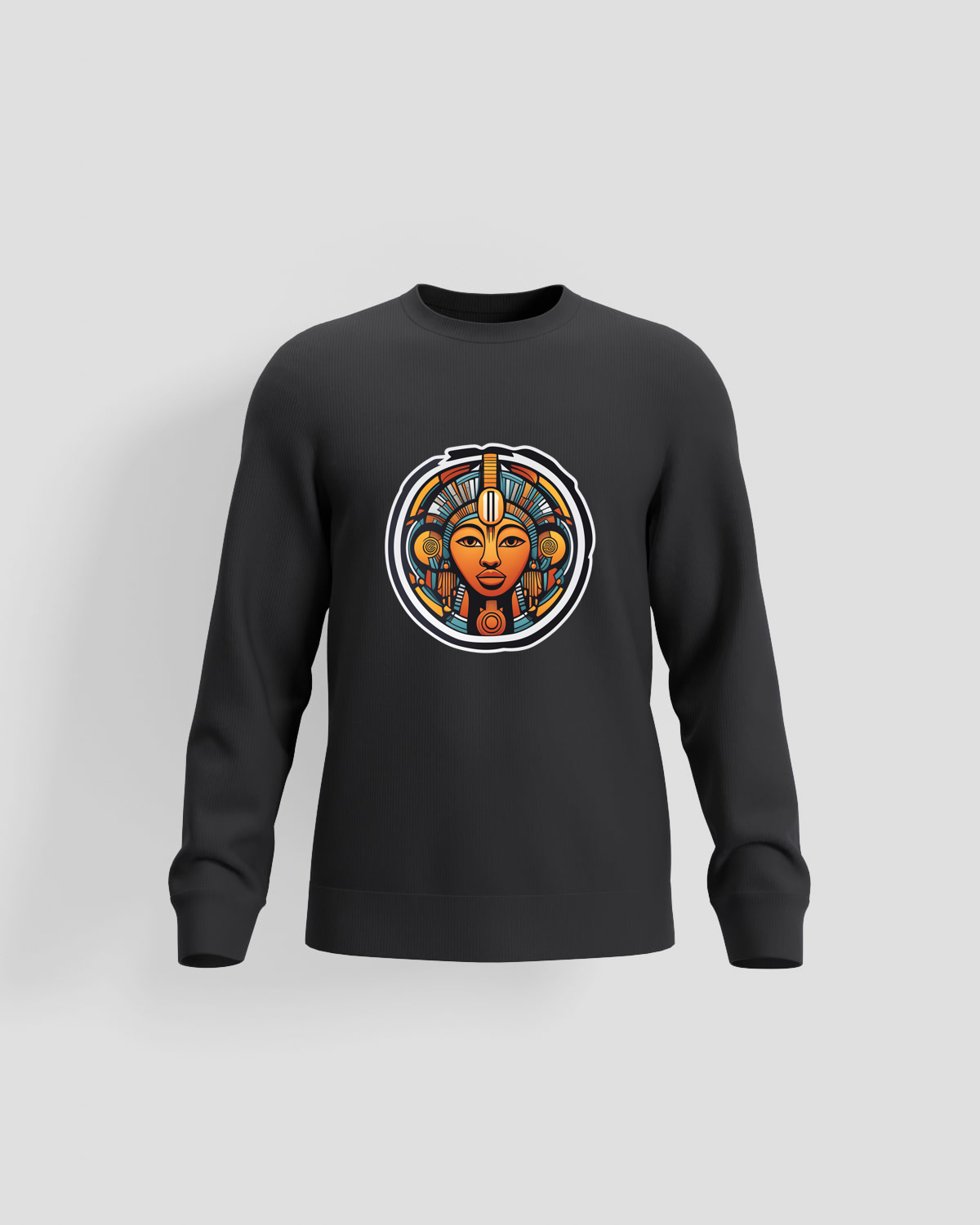 Black Brushed Organic Cotton Sweatshirt 59