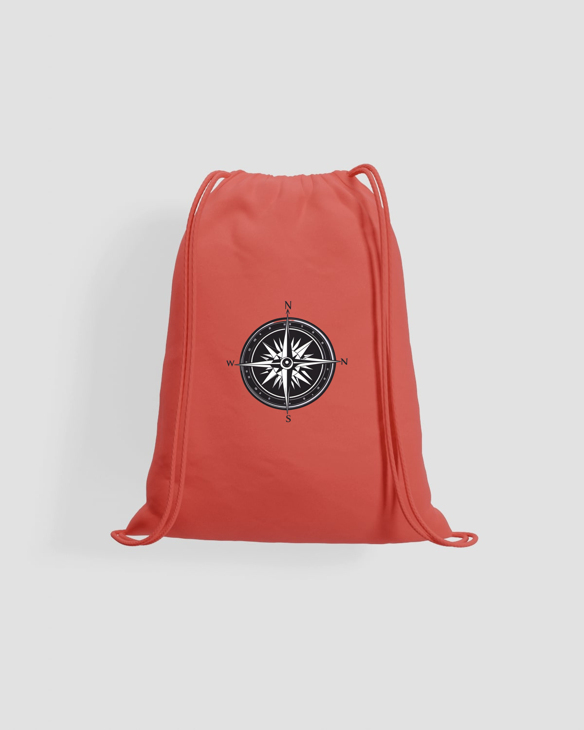 Lightweight Cotton Drawstring Gym Bag with Natural Drawstrings 59