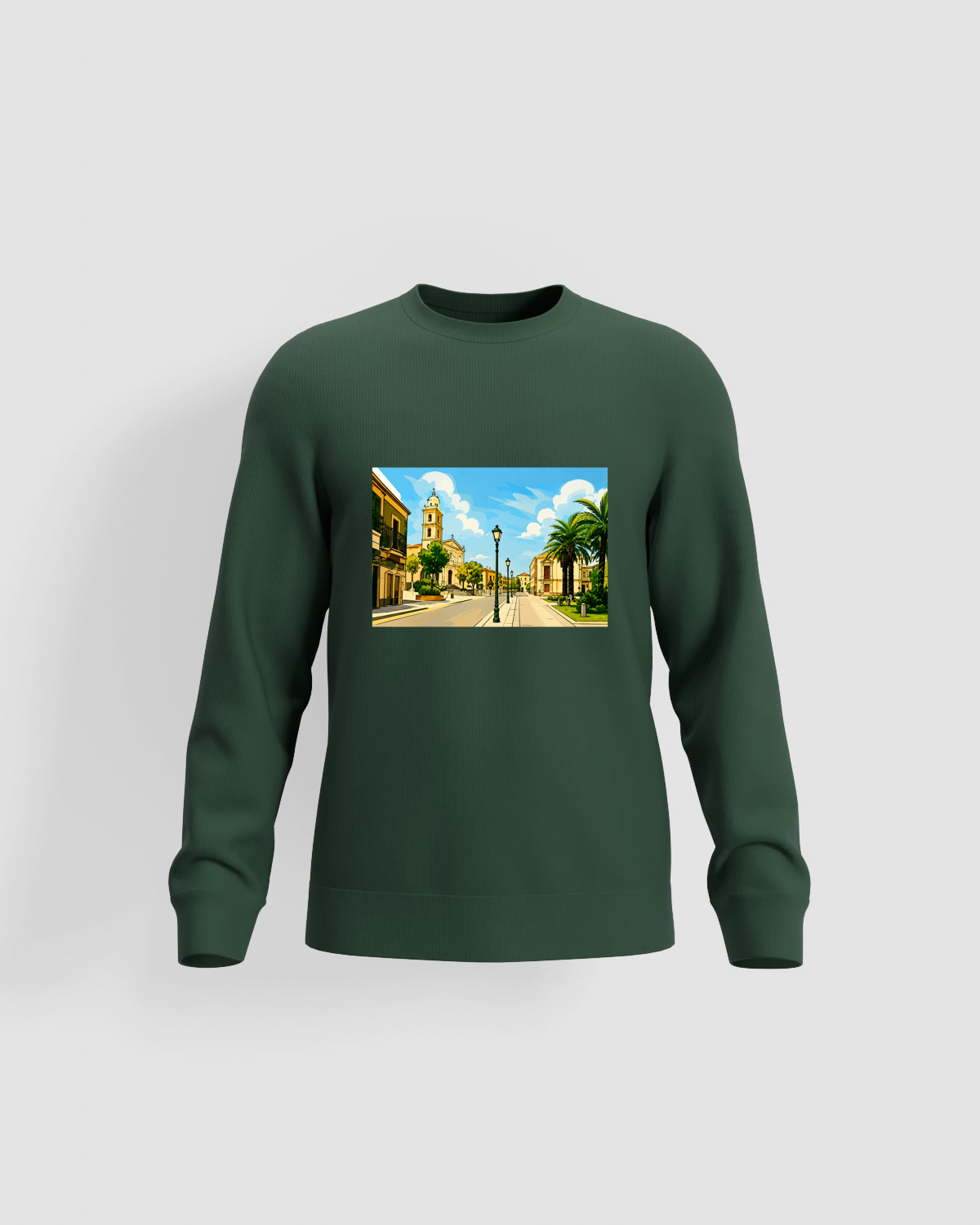 Premium Green Sweatshirt – Brushed Organic Cotton 59