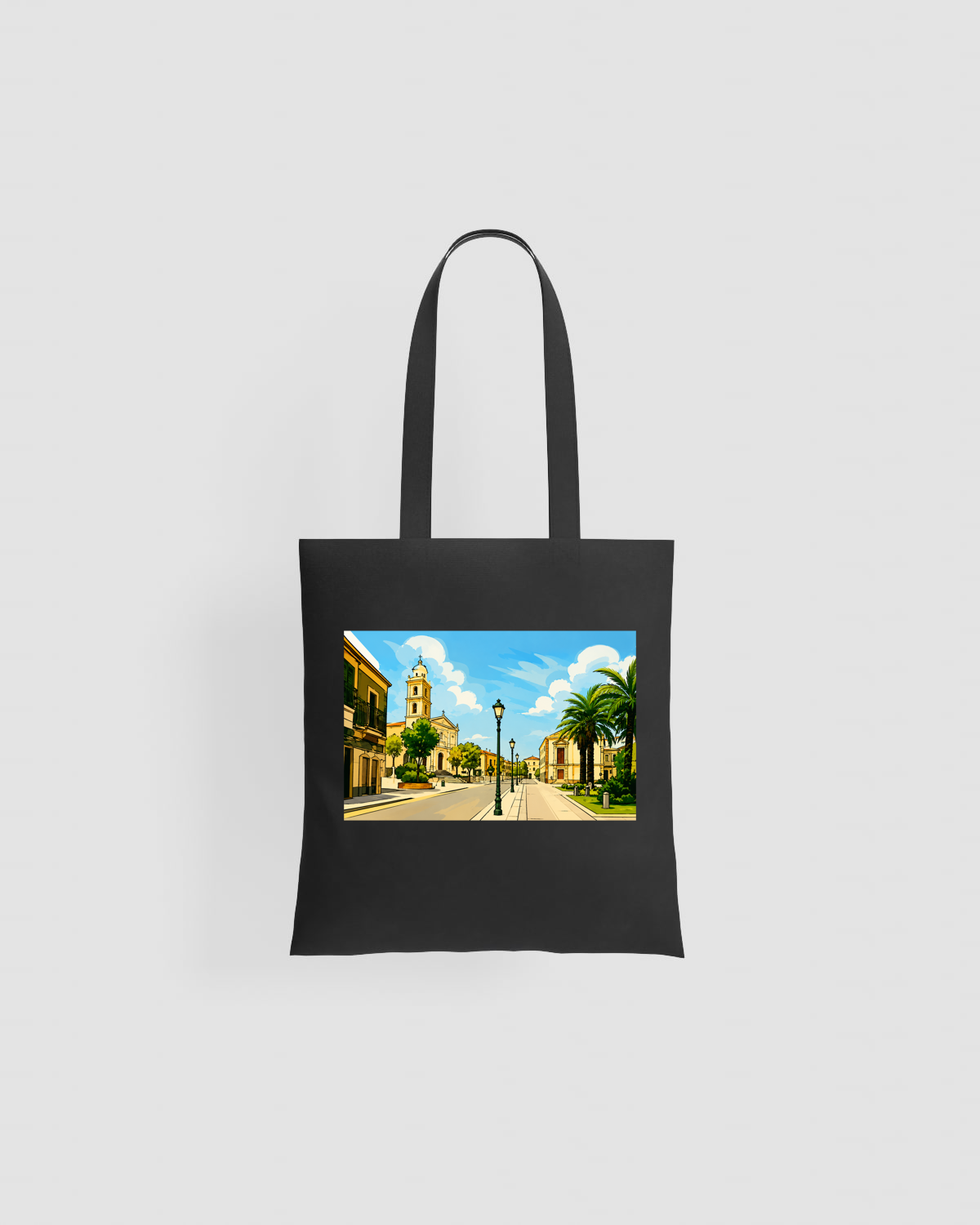Long-Handled Customizable Cotton Tote Bag 59