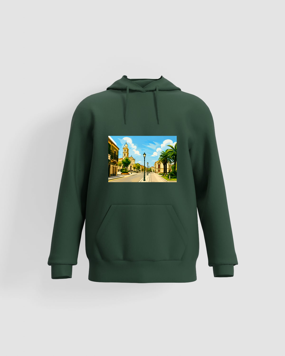 Green Unisex Sweatshirt, 100% Cotton 59