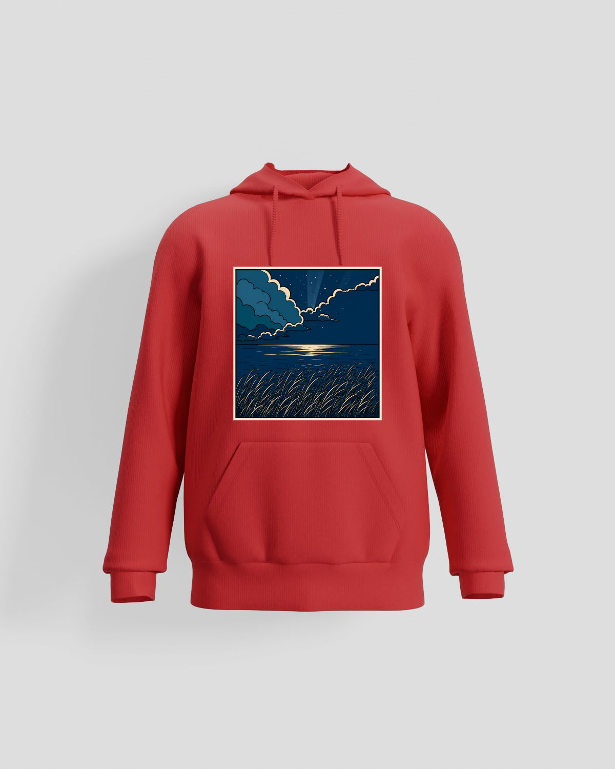 Red Brushed Organic Sweatshirt 59