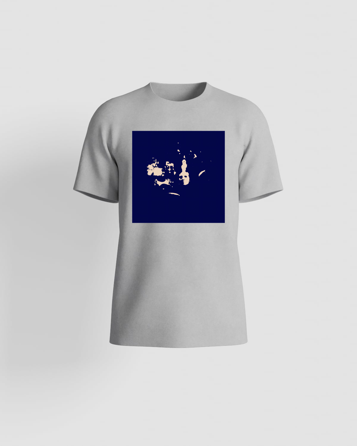 Grey T-Shirt with Eco-Friendly Minimalist Design 59