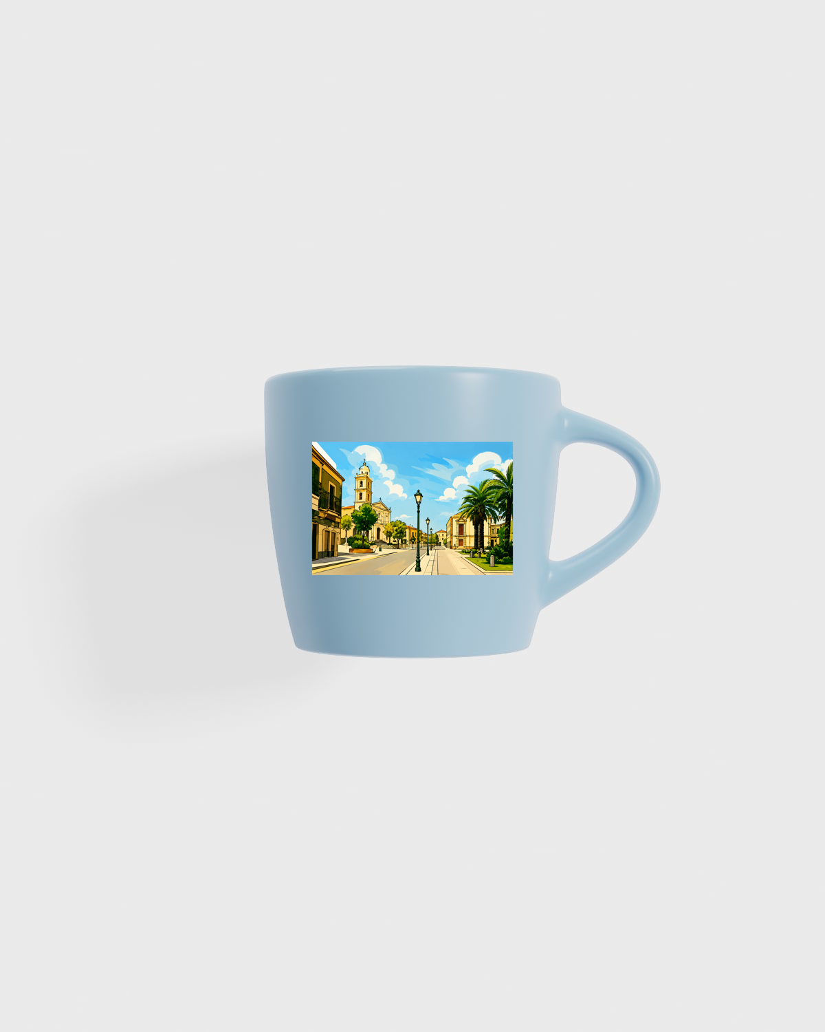 Customizable mug, light blue 59