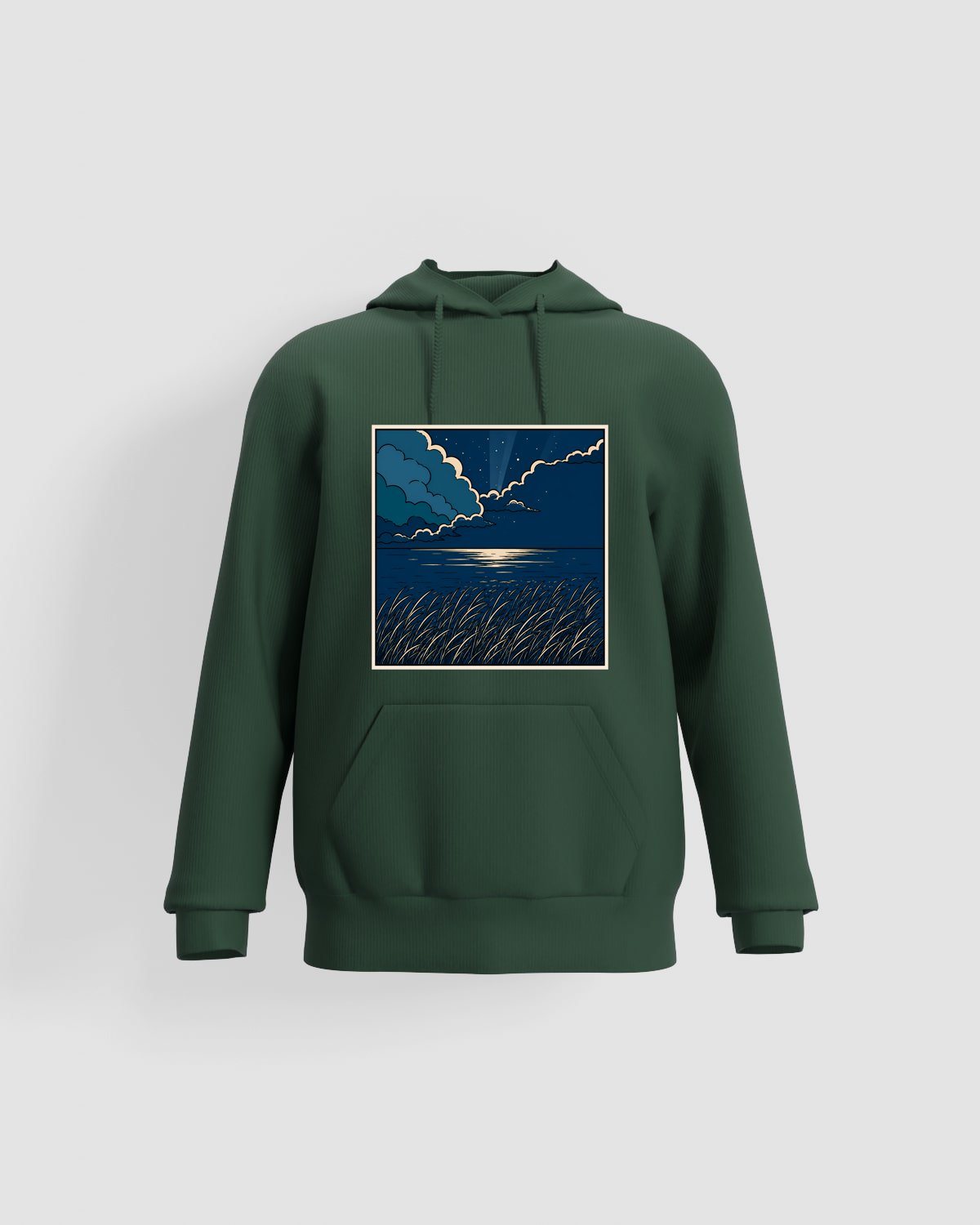 Green Unisex Sweatshirt – 100% Cotton, Durable Print 59