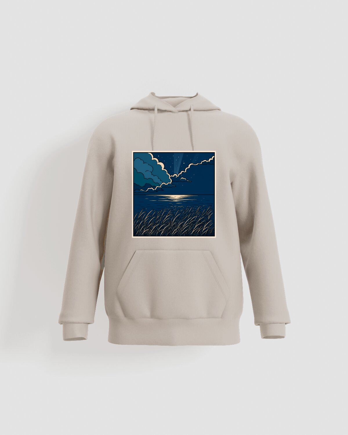 Cream Brushed Organic Sweatshirt 59
