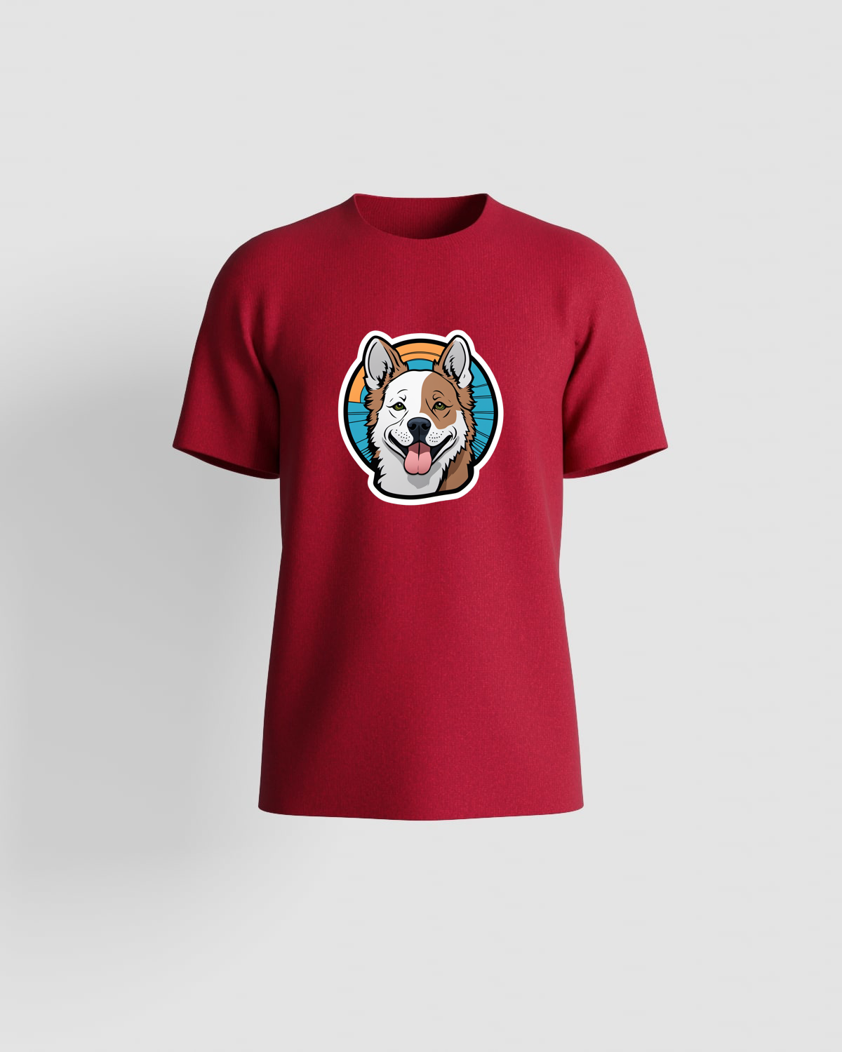 Red T-Shirt – Organic Cotton, Modern Fit 59