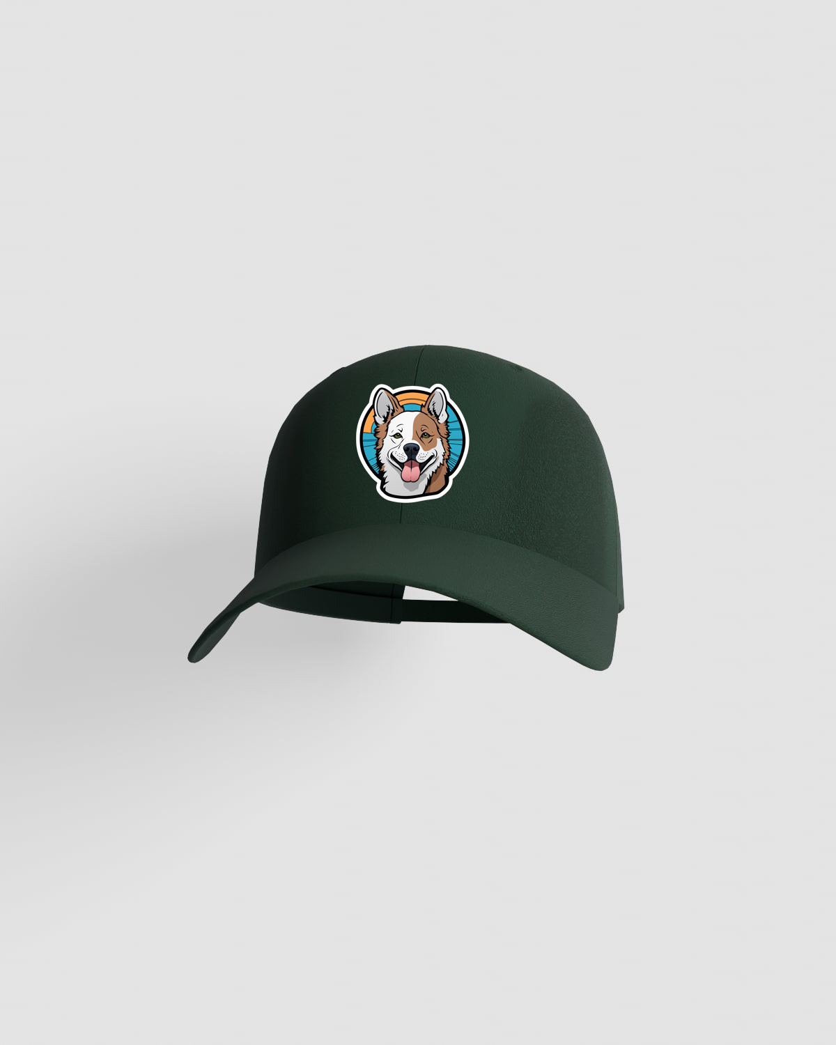 Green Cap with Adjustable Velcro Closure 59