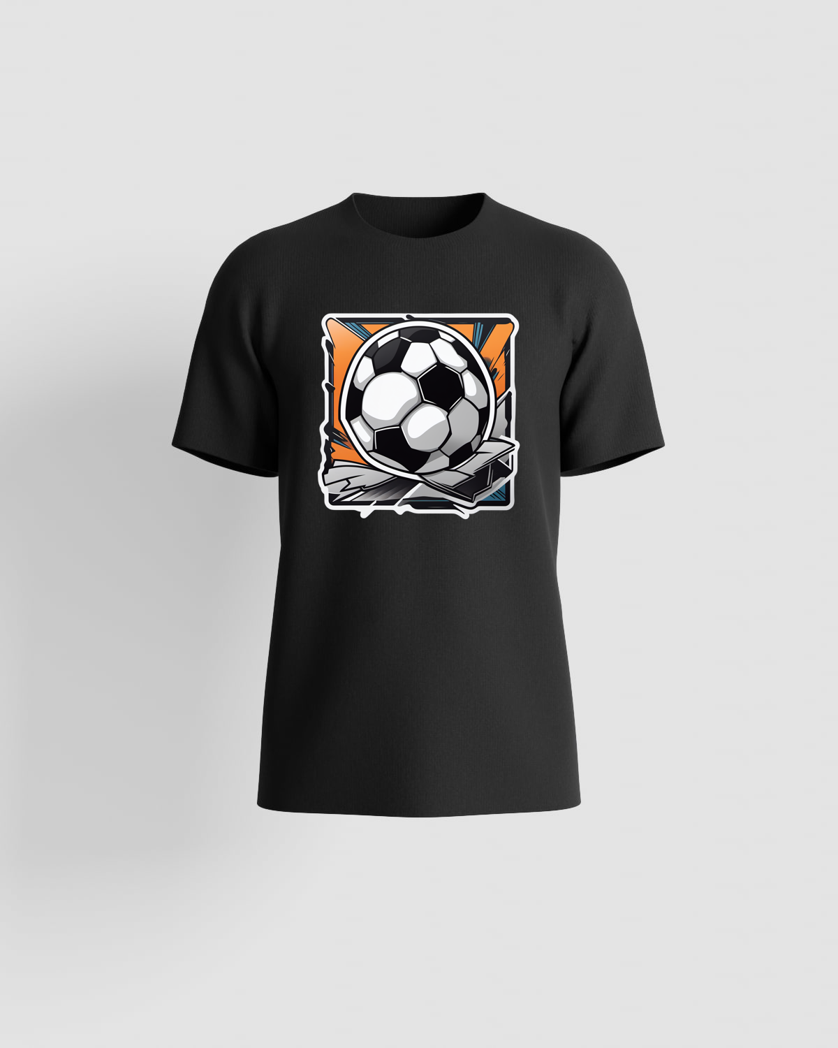 Black T-Shirt with Custom Graphic 59