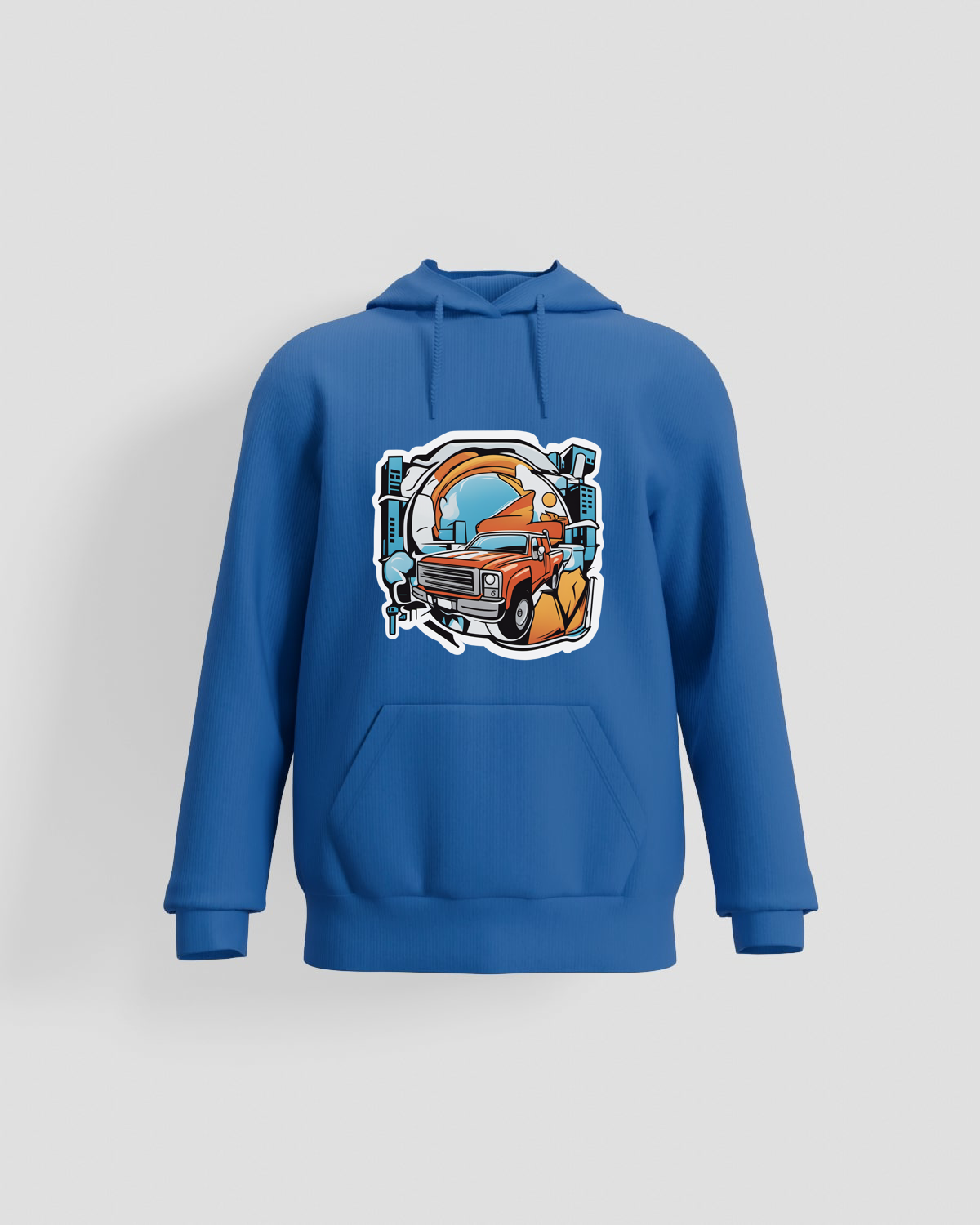Blue Organic Cotton Sweatshirt – Soft, Eco‑Sustainable Comfort 59