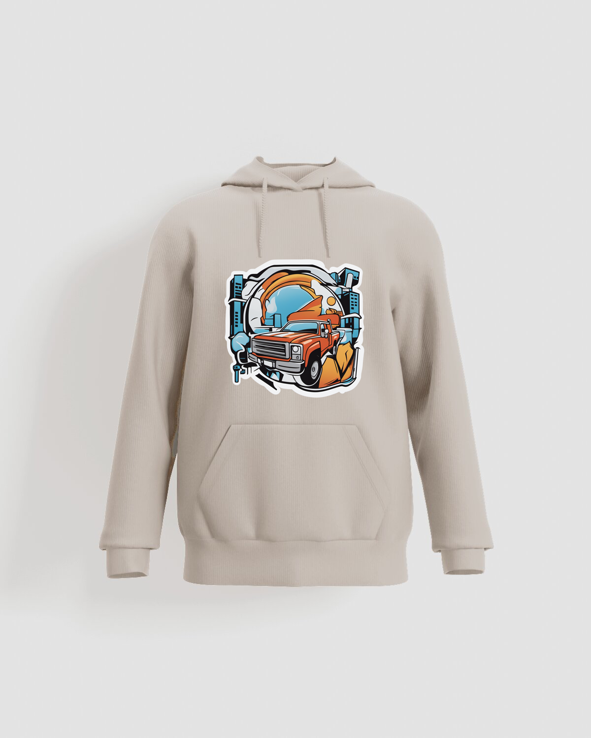Cream Brushed Organic Sweatshirt 59