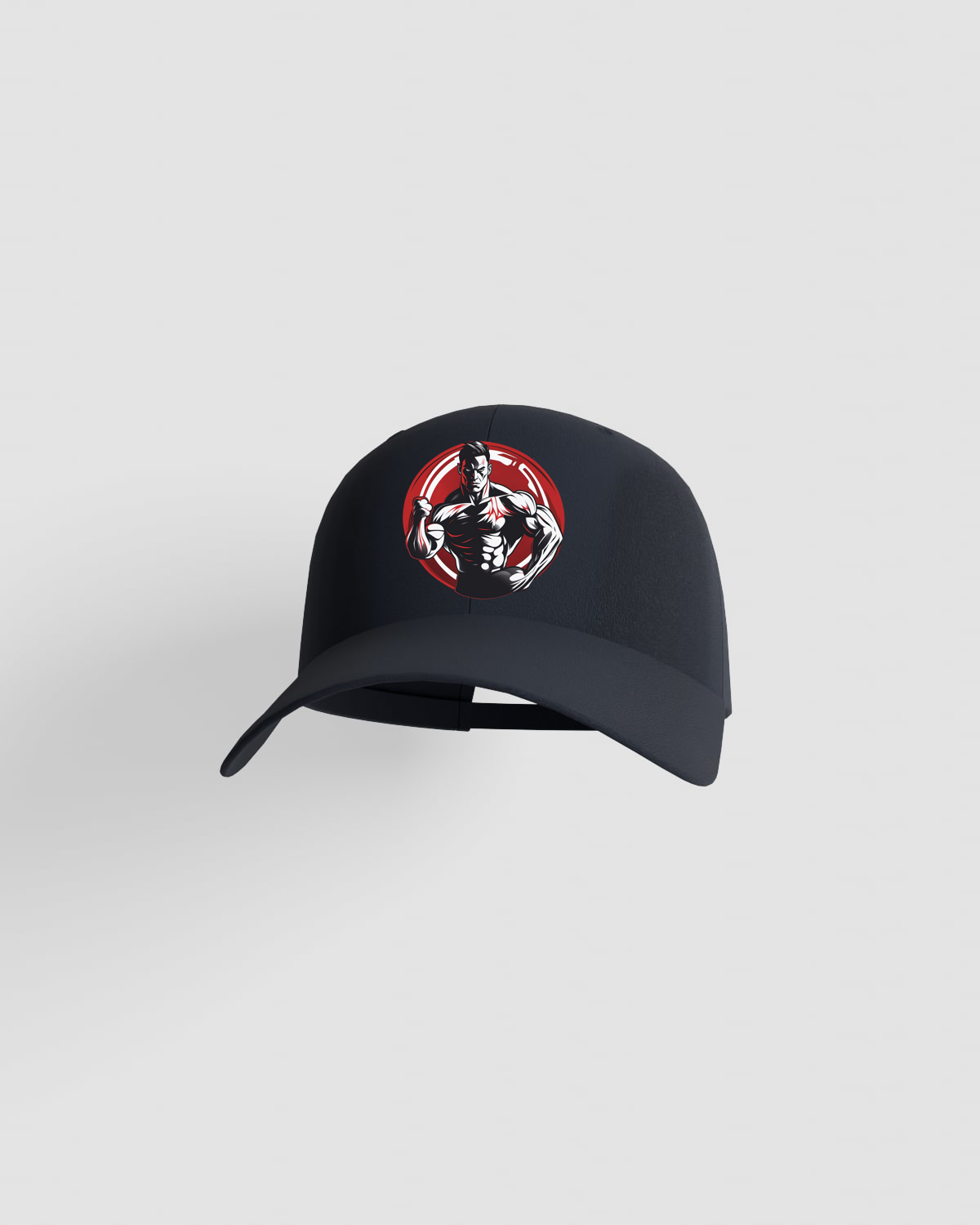 Navy 5-Panel Cotton Cap with Velcro Closure 0
