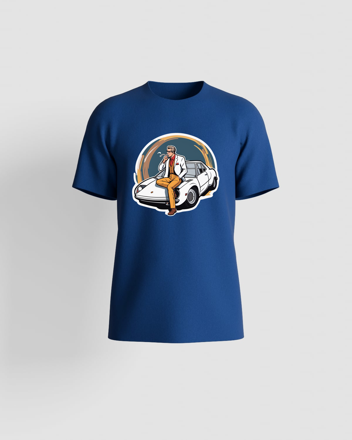 Blue T-Shirt – Customizable Print 59