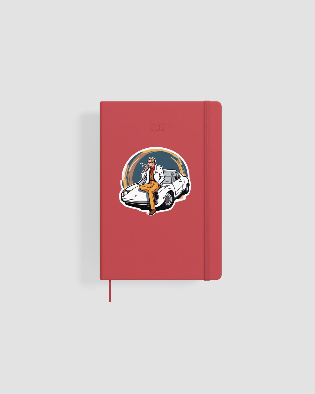 Customizable Daily Planner with Bold Floral Design