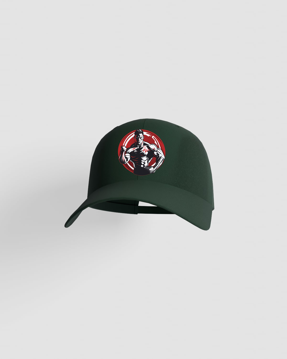 Green Cap with Adjustable Velcro Closure 59