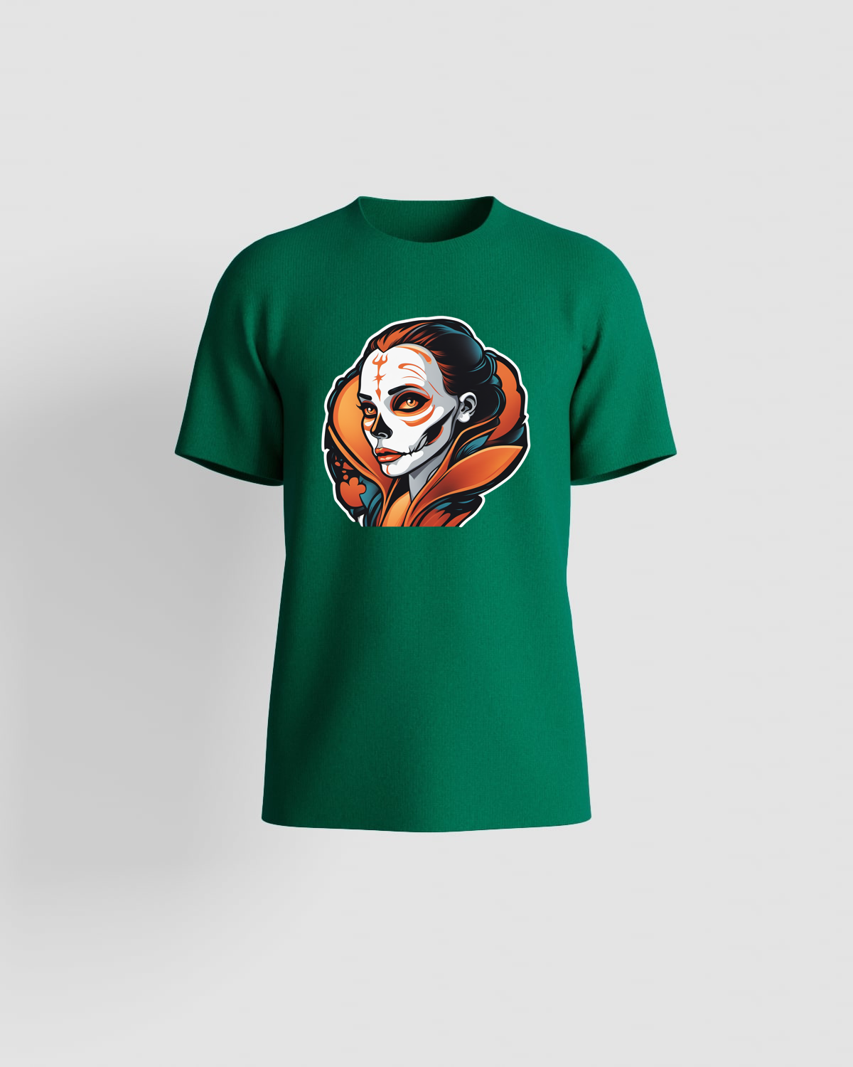 Green T-Shirt featuring Unique Graphic Design 59