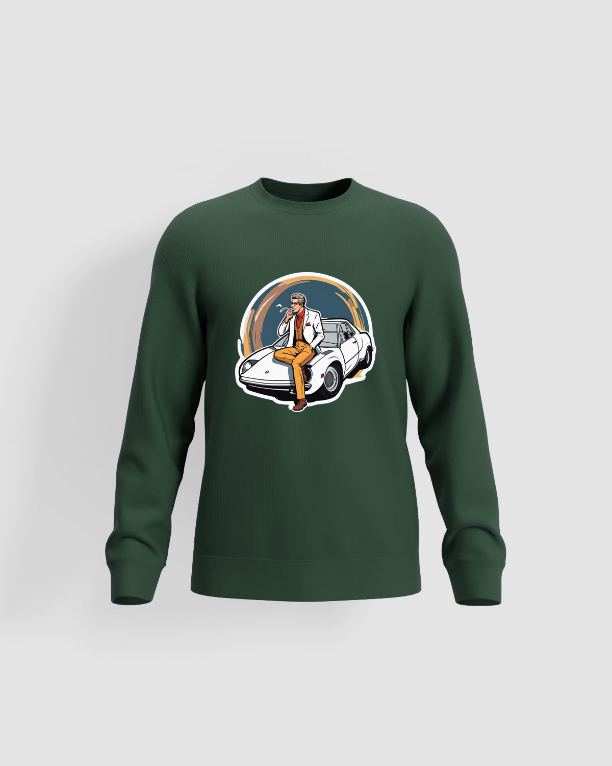 Green Brushed Organic Cotton Sweatshirt 59