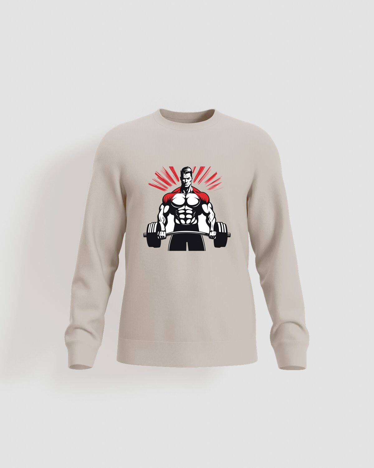 Cream Premium Organic Brushed Sweatshirt 59