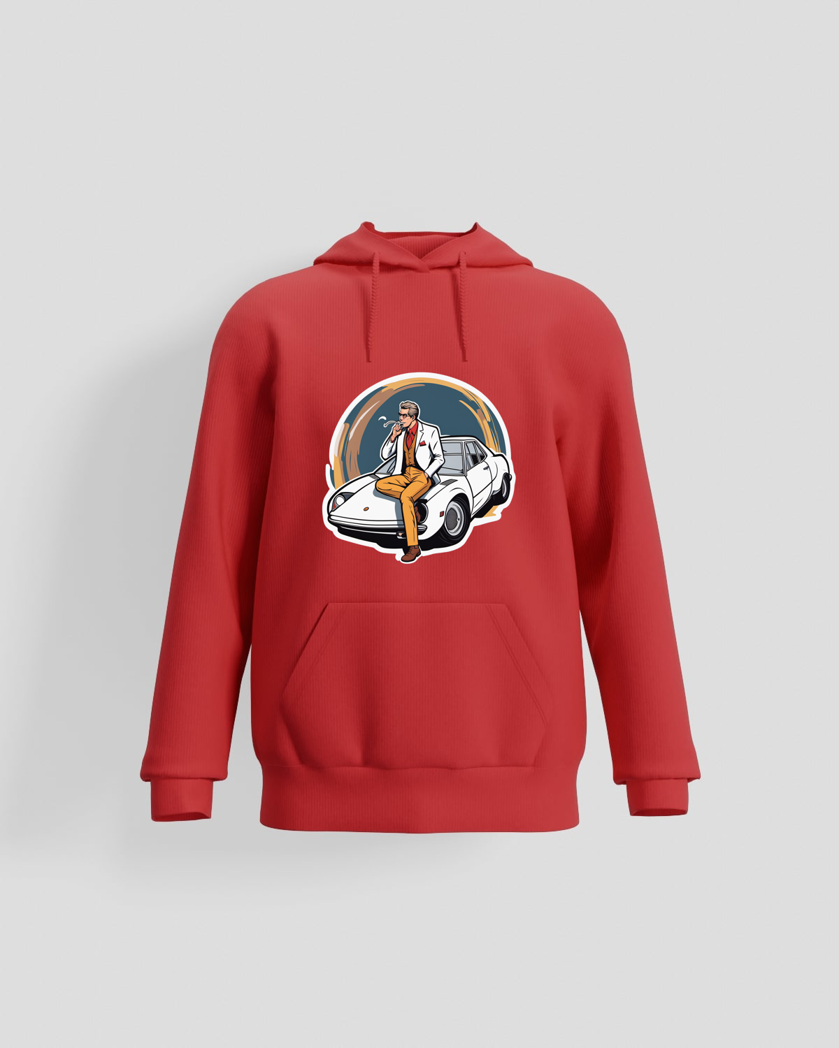Red Brushed Organic Sweatshirt 59