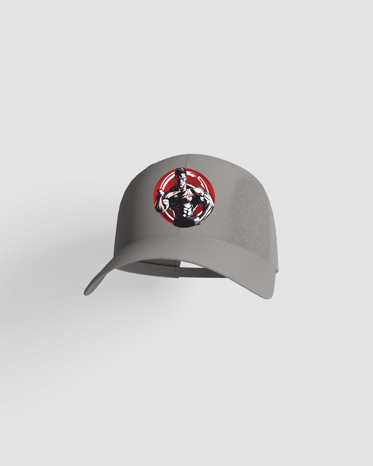 Grey Cap with Adjustable Velcro Closure 59
