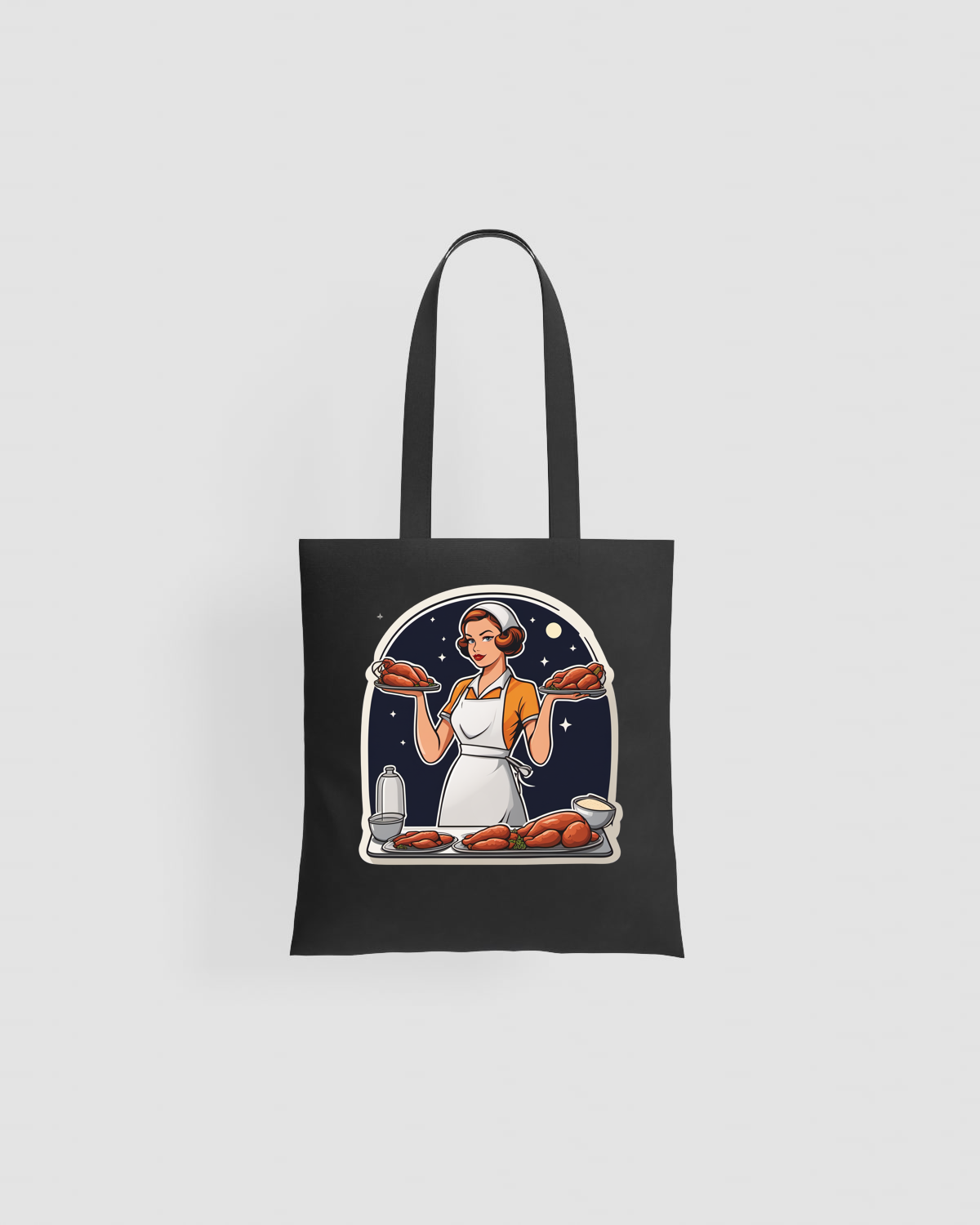 Colorful Tote Bag with Smooth Print Surface