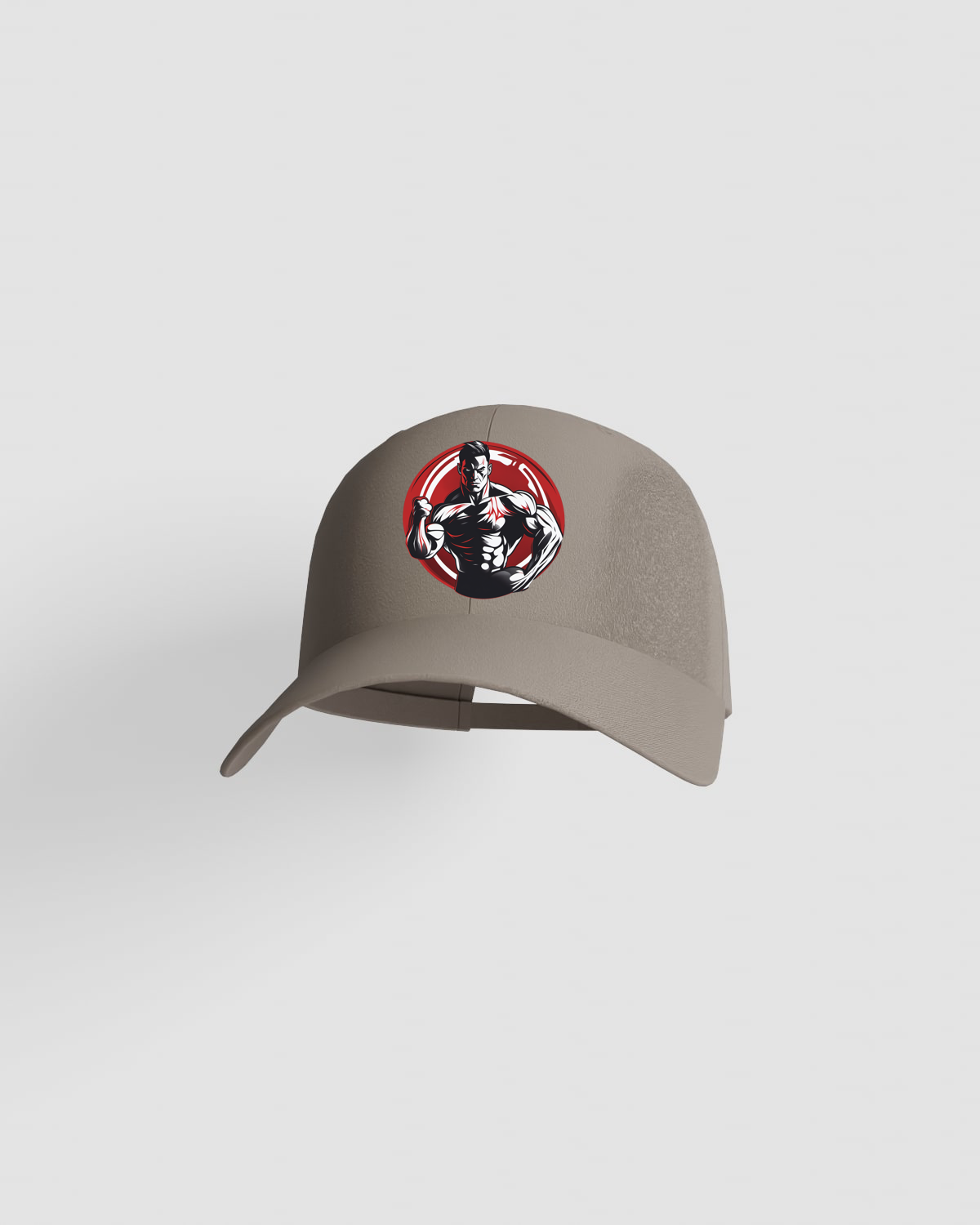 Khaki Cap with Adjustable Velcro Closure 59