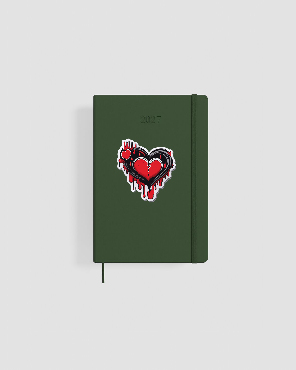 Custom Planner Featuring Bold Graphic Design