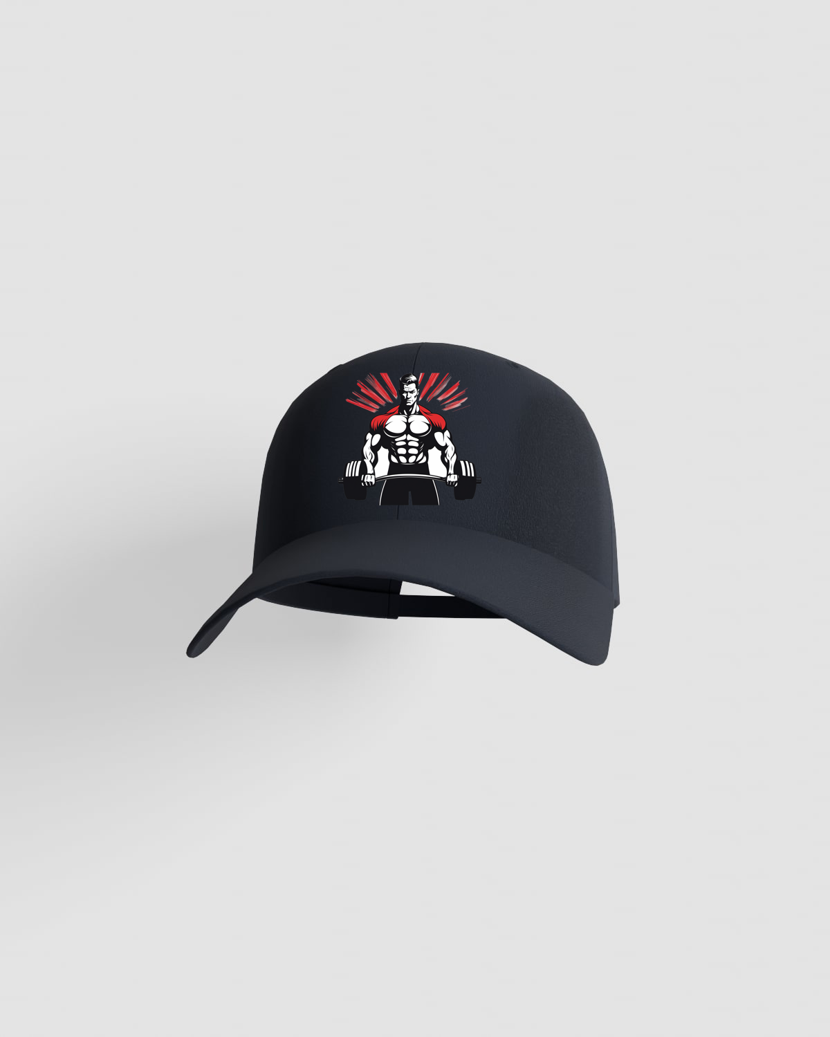 Navy Cotton Cap with Velcro Closure 59