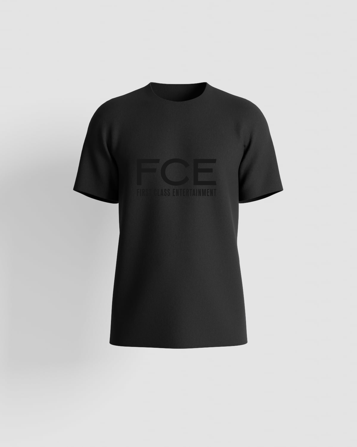 Black Organic Cotton T-Shirt with Minimalist Design 59